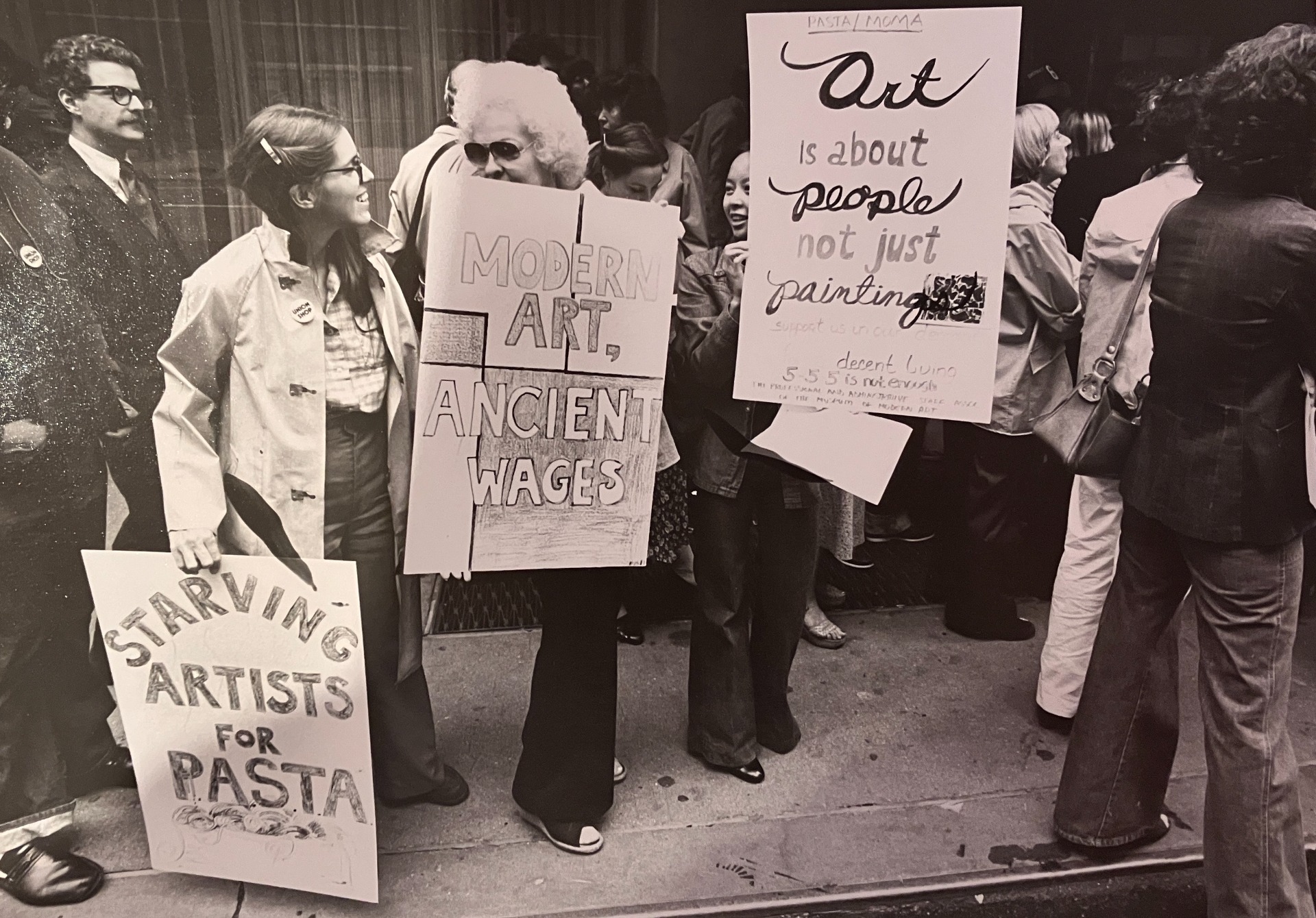 PASTA MoMA Workers (ca. 1975), image courtesy UAW Local 2110